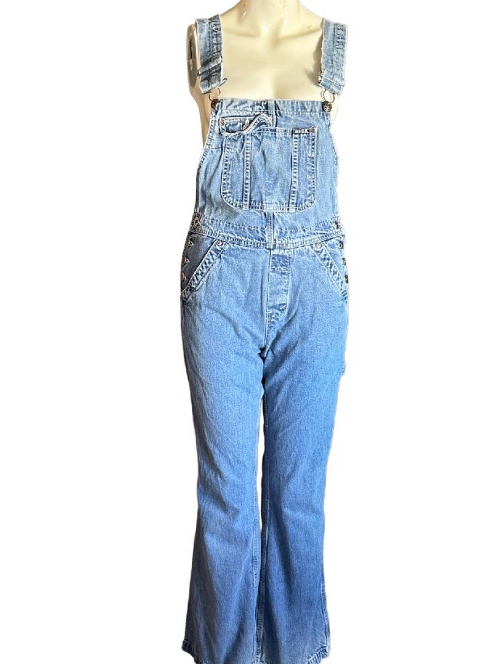 Rare 90’s Vintage IKEDA Overalls Lite Wash